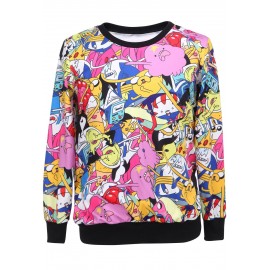 Adventure Time Broball Pullover Women Hoody Sweatshirt